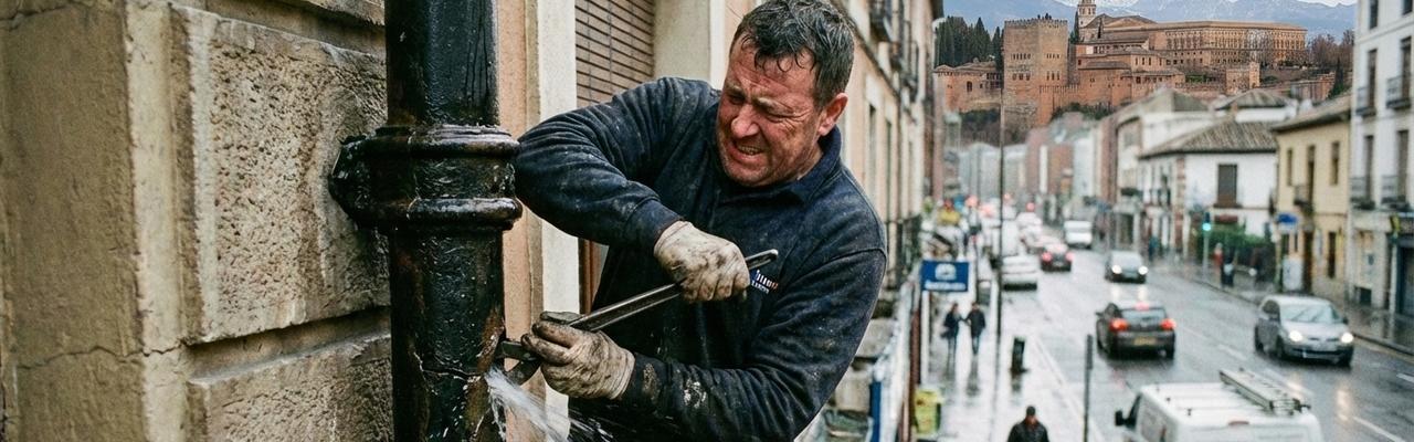 Reparación urgente de bajantes en Granada